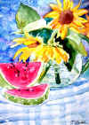 sunflowerandwatermelon.jpg (44076 bytes)